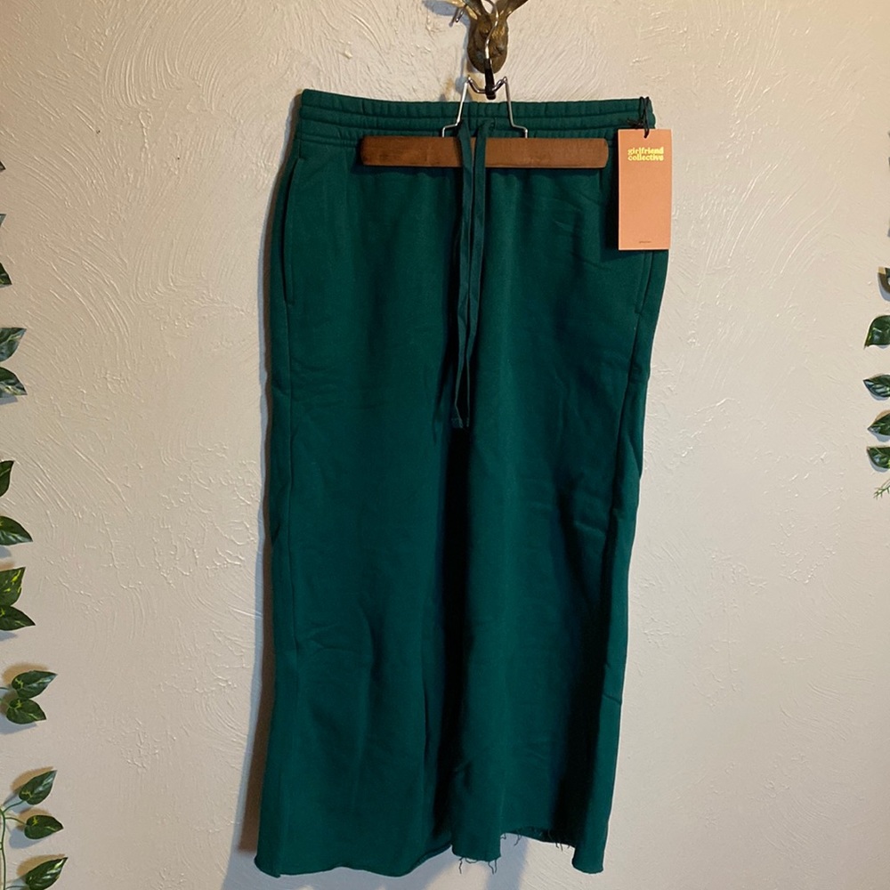 Girlfriend collective 50/50 wide leg sweatpants